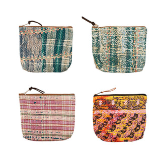 Kantha Zip Bag