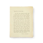 ***Letter for Sophie Deckled Edge Notebook - Cream