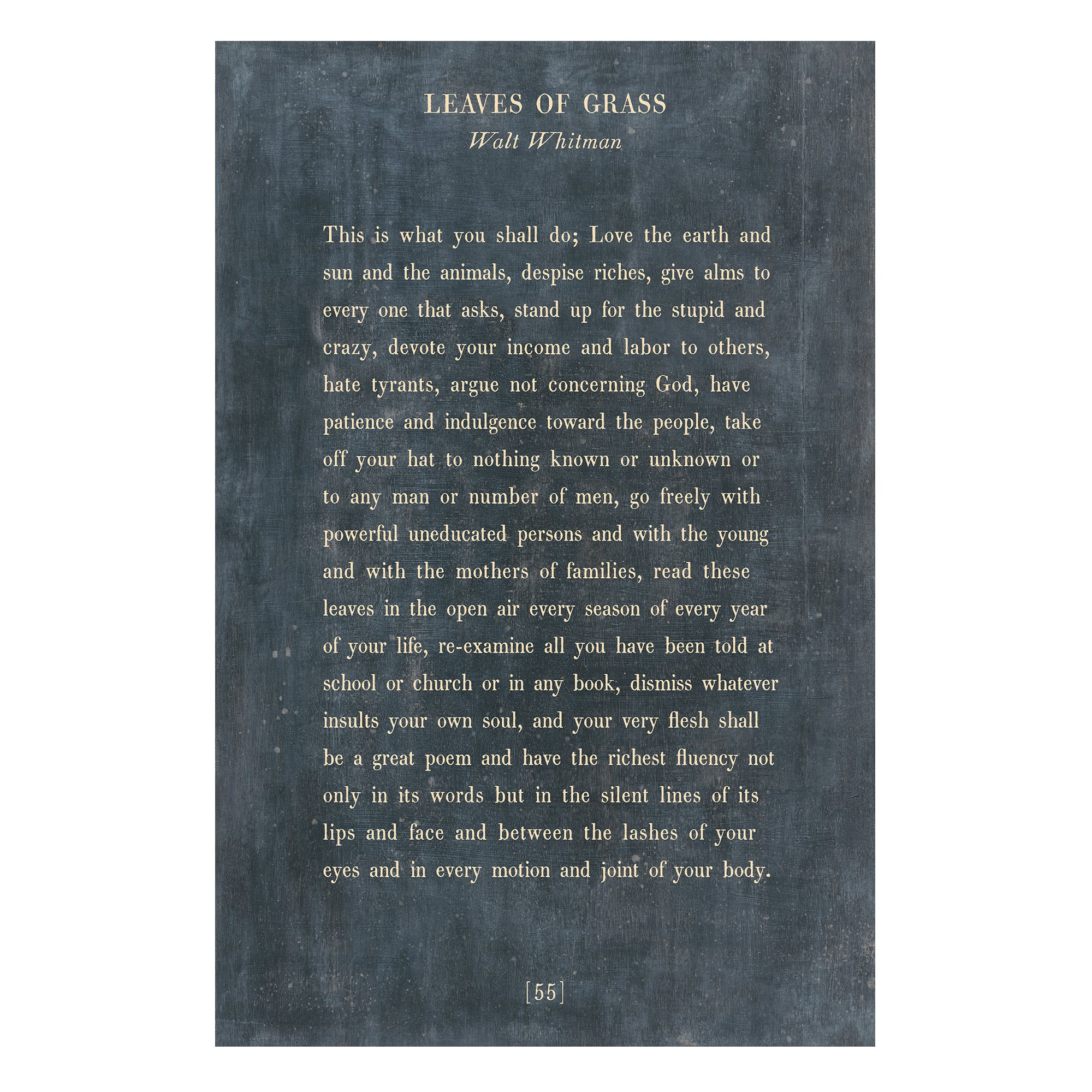 Leaves of Grass - Poetry Collection