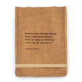 ***Large Leonard Cohen Leather Journal 7"x9.75"-Maple