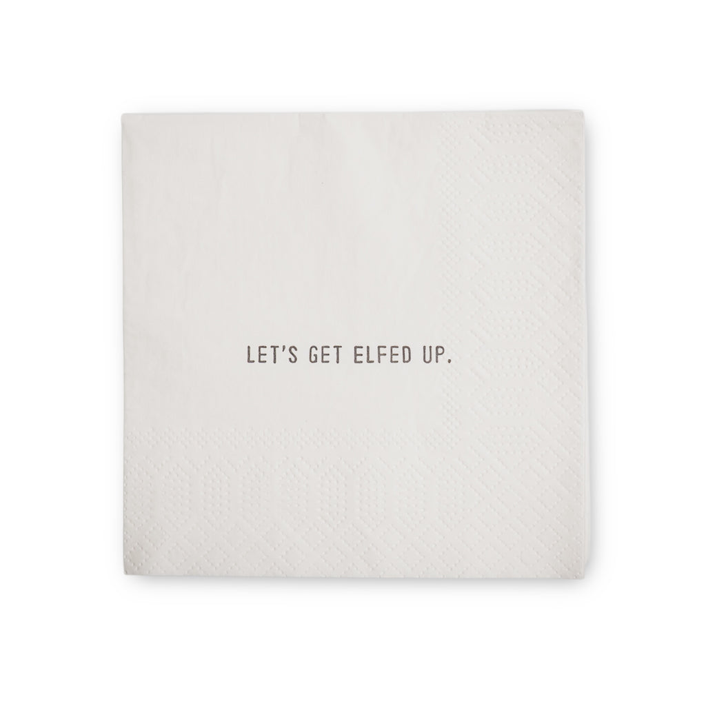 Let's Get Elfed Up Cocktail Napkins