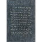 Letter for Sophie Art Print in Charcoal