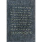 Letter for Sophie Art Print in Charcoal