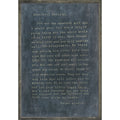 Letter For Sophie (Beautiful Darling) Grey Wood Art Print- Charcoal