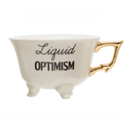 White Stoneware Footed Teacup 2nd Edition