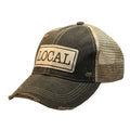 Local Distressed trucker cap