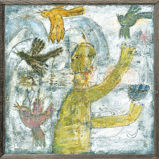 Man Juggling Birds - Art Print