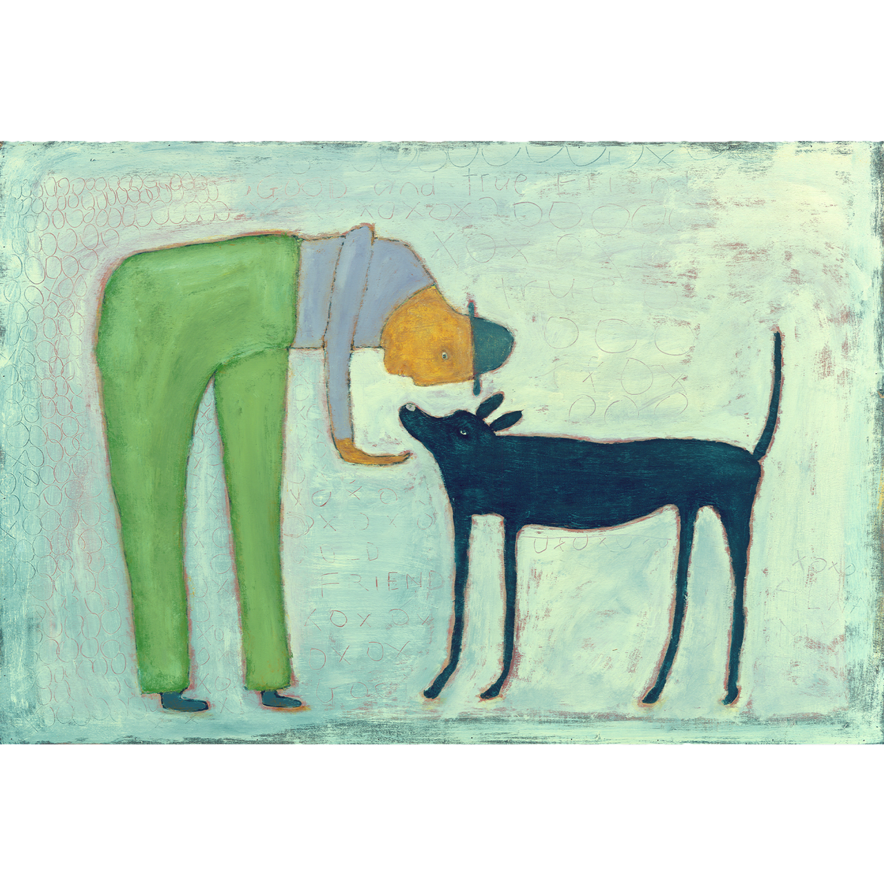 Man with Dog