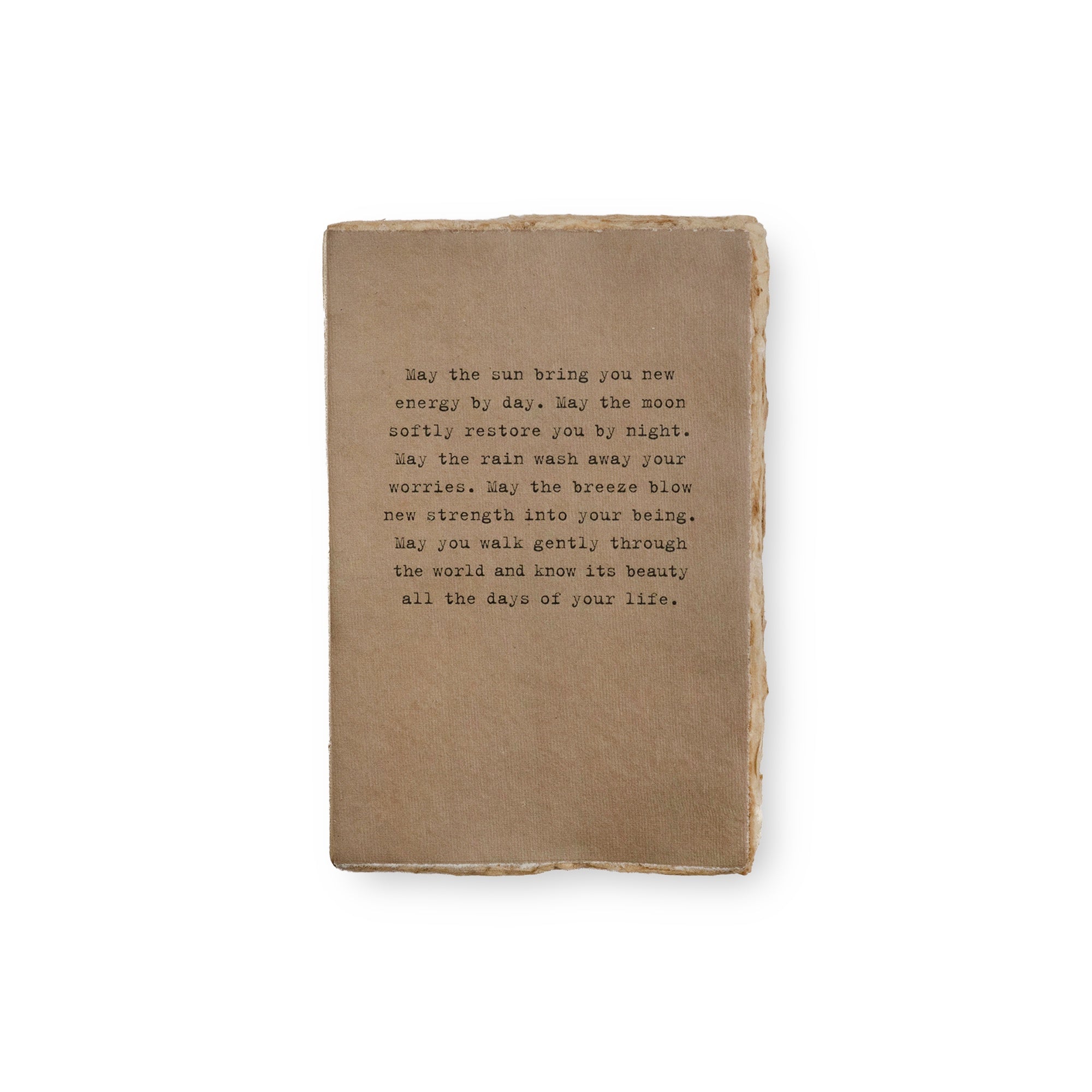 Deckled Edge Notebook - Medium