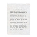 Handmade Paper Print - May Today There Be Peace Within - 12”x16