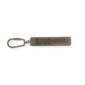 May You Walk Gently Wood Key Chain