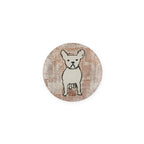 Frenchie Mini Round Decoupage Plate - 4"