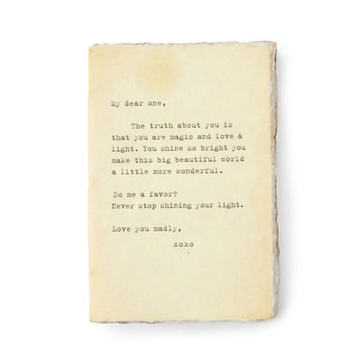Medium Deckled Edge Notebook
