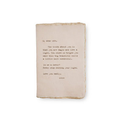 Medium Deckled Edge Notebook