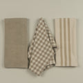 Tan & Cream Kitchen Towels
