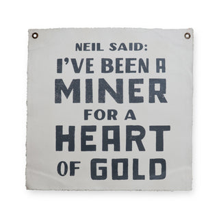 Neil Said 25"x25" Hand Painted Wall Hanging