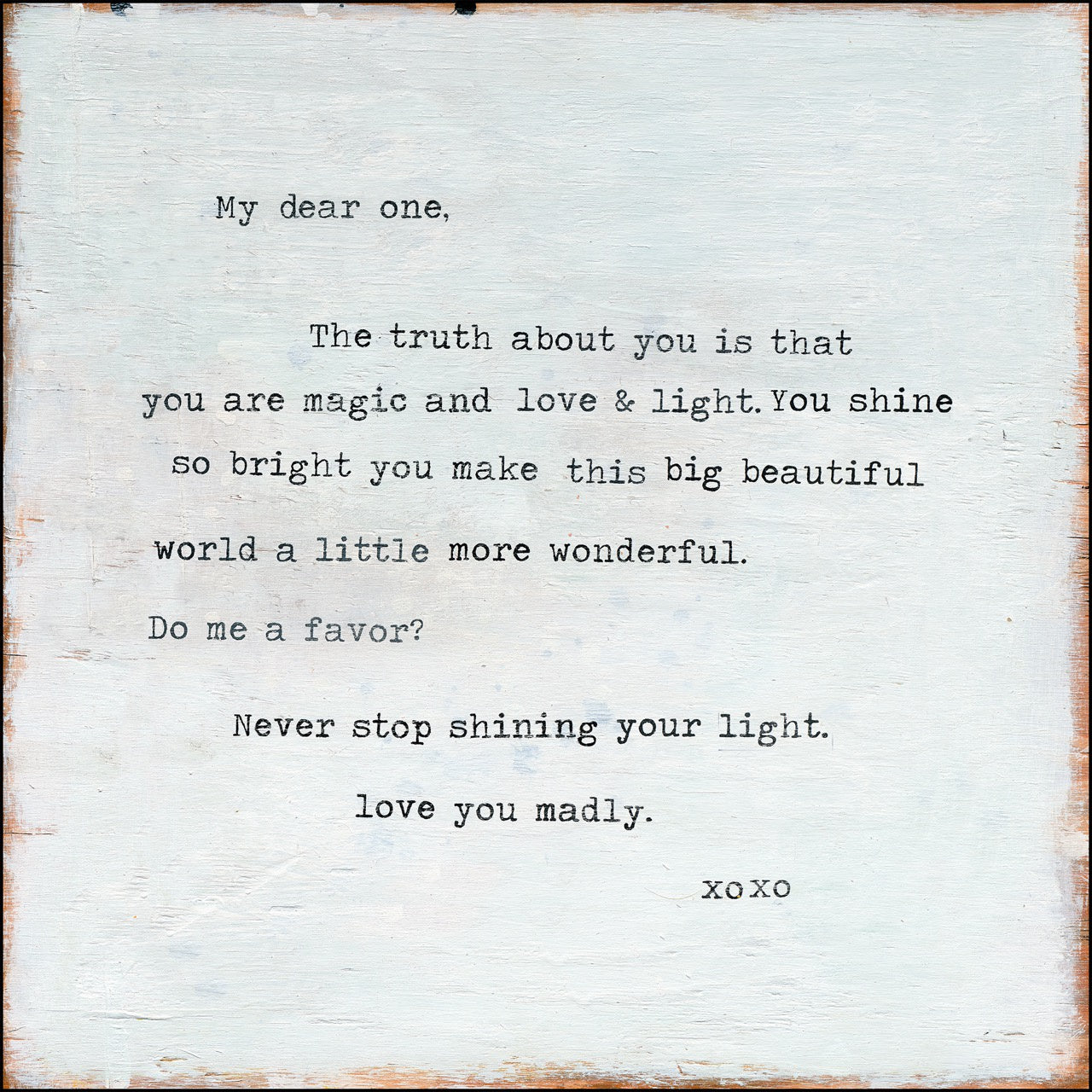 Never Stop Shining