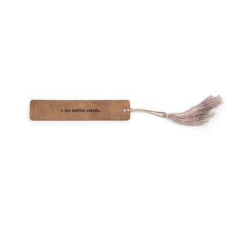 A New Chapter Begins - Leather Bookmark