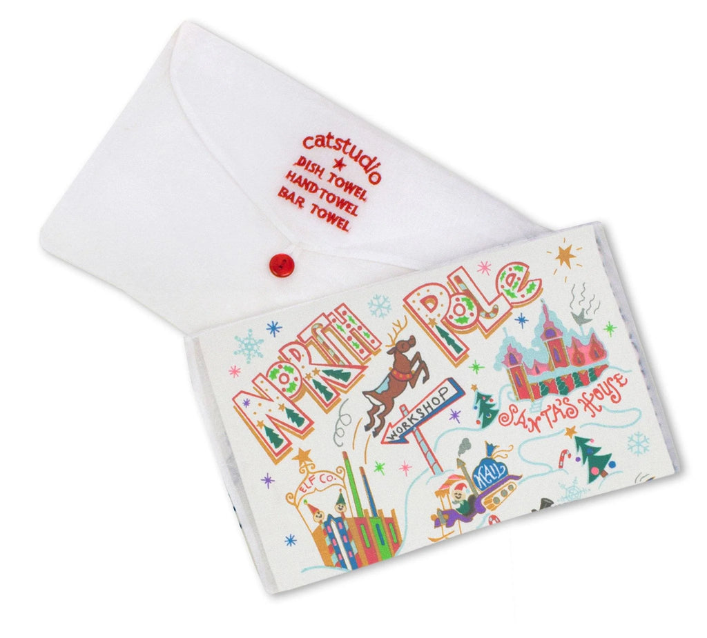North Pole Dish Towel