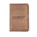 We Have Nothing to Lose Leather Passport Cover 4"x6"