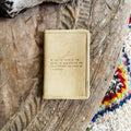 Of All the Books in the World Leather Passport Cover - Honey
