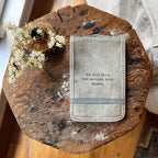 One Good Thing Mini Leather Journal - Stone