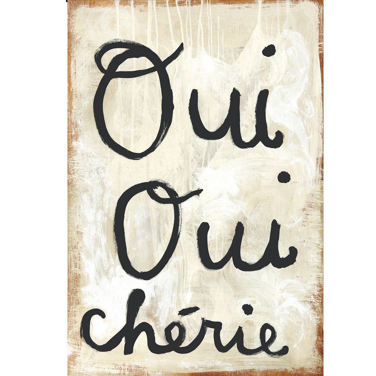 Oui Oui Oui Chérie - Art Print – Sugarboo & Co
