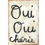 Oui Oui Chérie Art Print