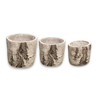 ***Medium Cement Pot with Rounded Bottom 5.5" x 5.5" x 5"
