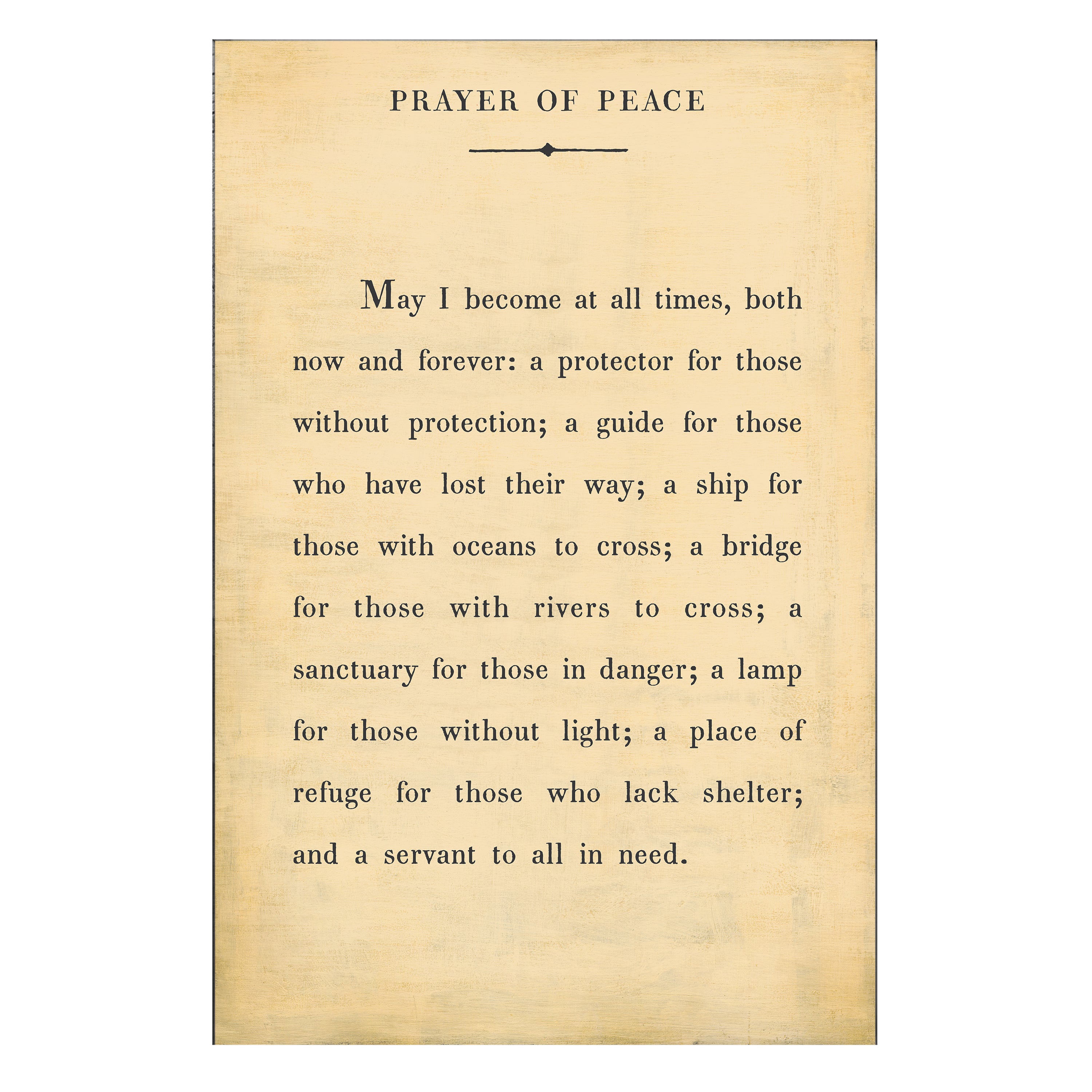 Prayer of Peace - Poetry Collection