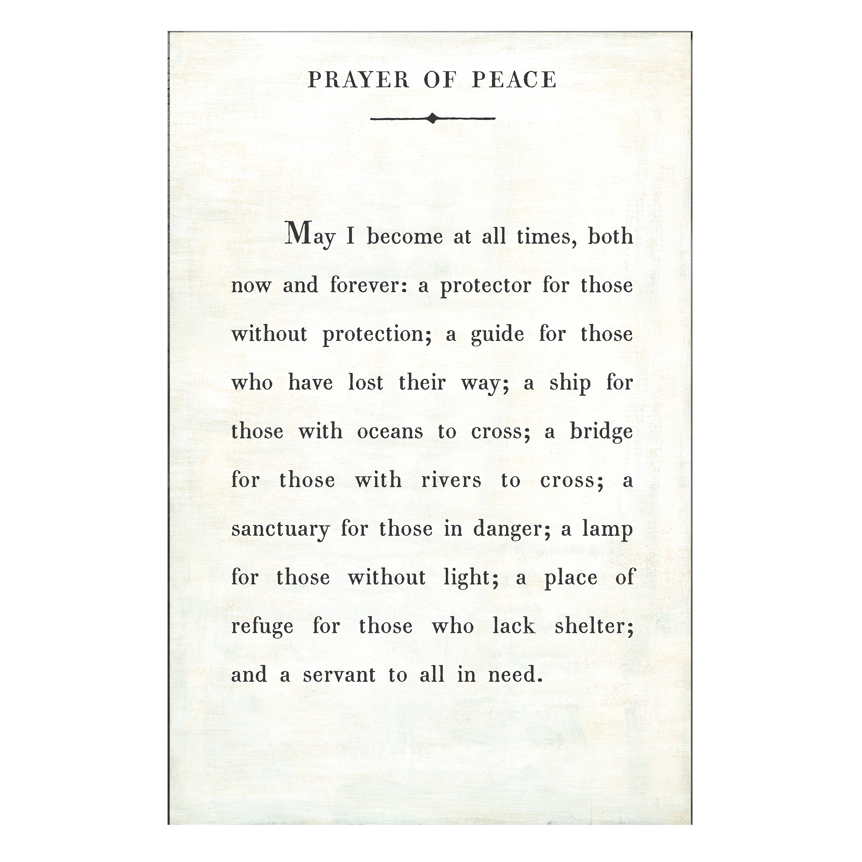 Prayer of Peace - Poetry Collection
