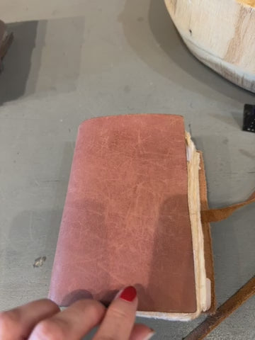1st Edition Mini Wrap Leather Journal - Evergreen