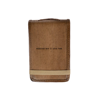 ***Mini Reasons Why I Love You Leather Journal