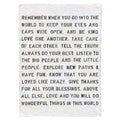 Handmade Paper Print - Remember When - 12"x16