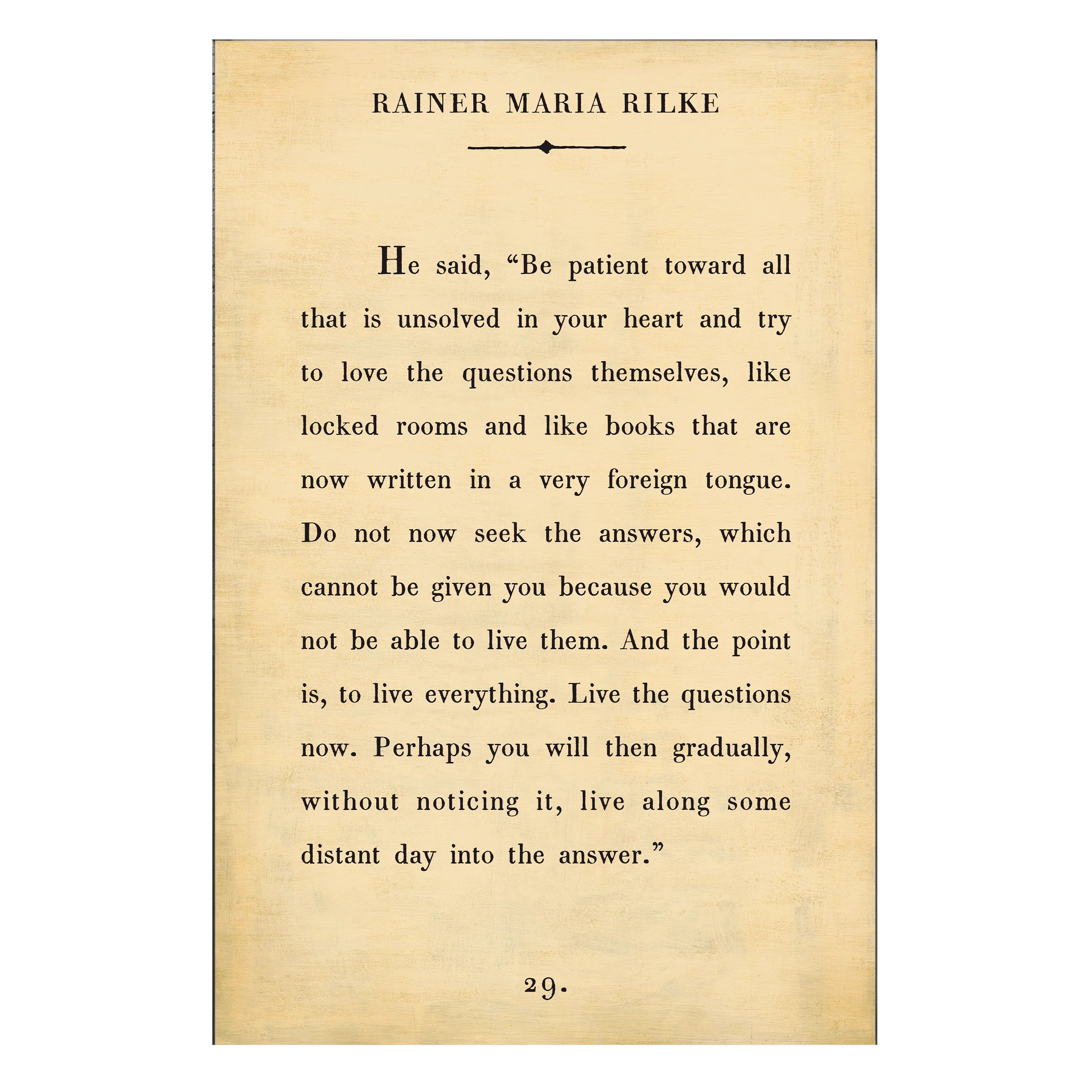 Rainer Maria Rilke - Book Collection