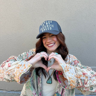 ***Rescue Is My Favorite Breed Trucker Hat