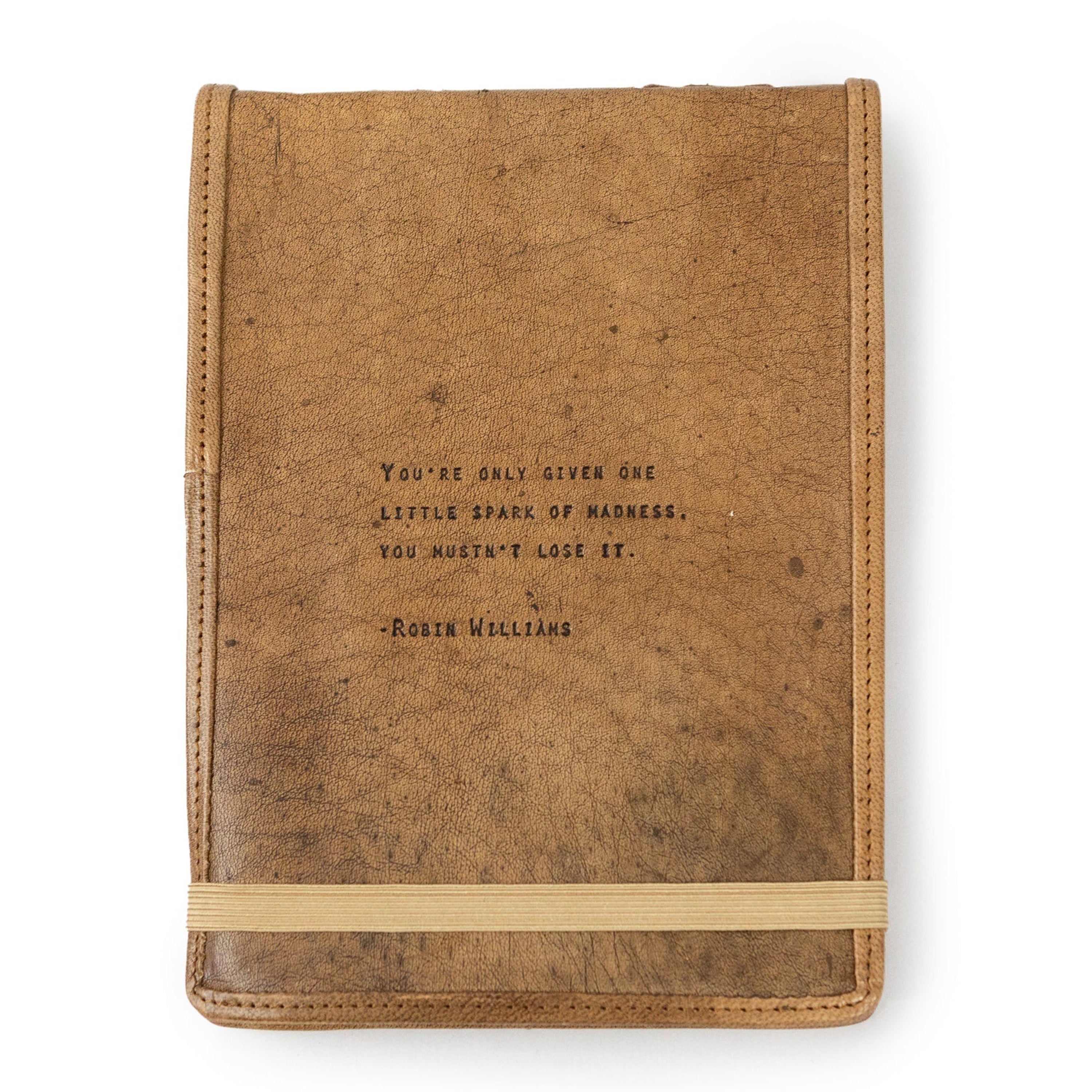 Large Robin Williams Leather Journal-Maple