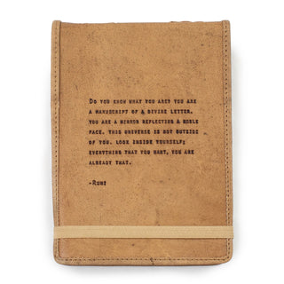 ***Large Rumi Leather Journal 7"x9.75"