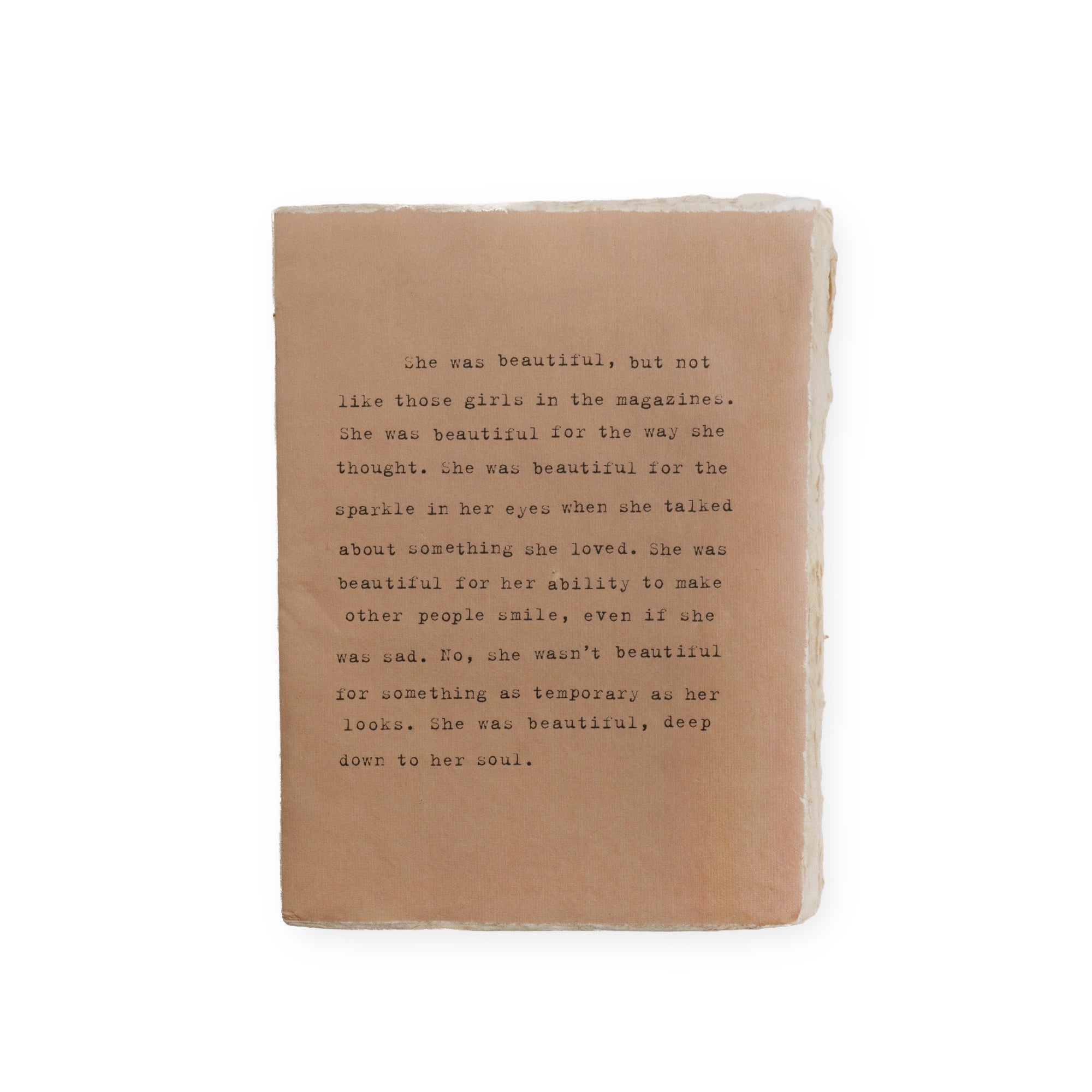 Deckled Edge Notebook - Large