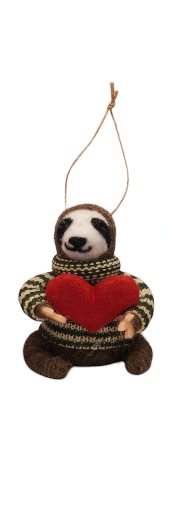 Sloth with red heart - Snuggle of Sloths