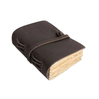 Smoke Mini Leather Wrap Journal - 2nd Edition