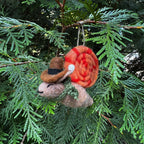 Felt Dapper Snail Ornament