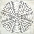 Black Font - Darling, Here's A Short List Spiral Collection Art Print