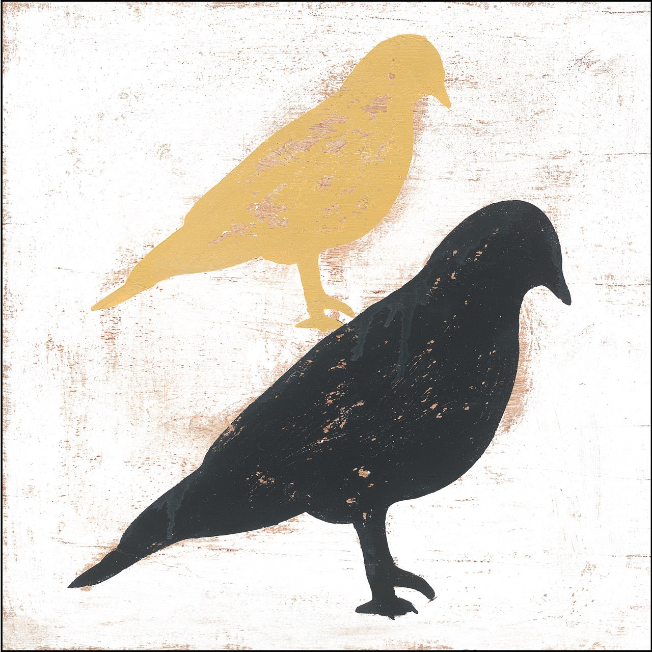 Stacked Birds - Art Print