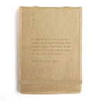 His Heart Is An Artist Signature Leather Journal - Honey