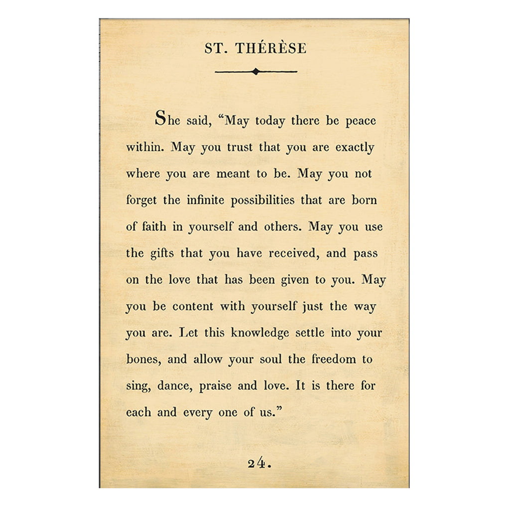 St Therese - Book Collection