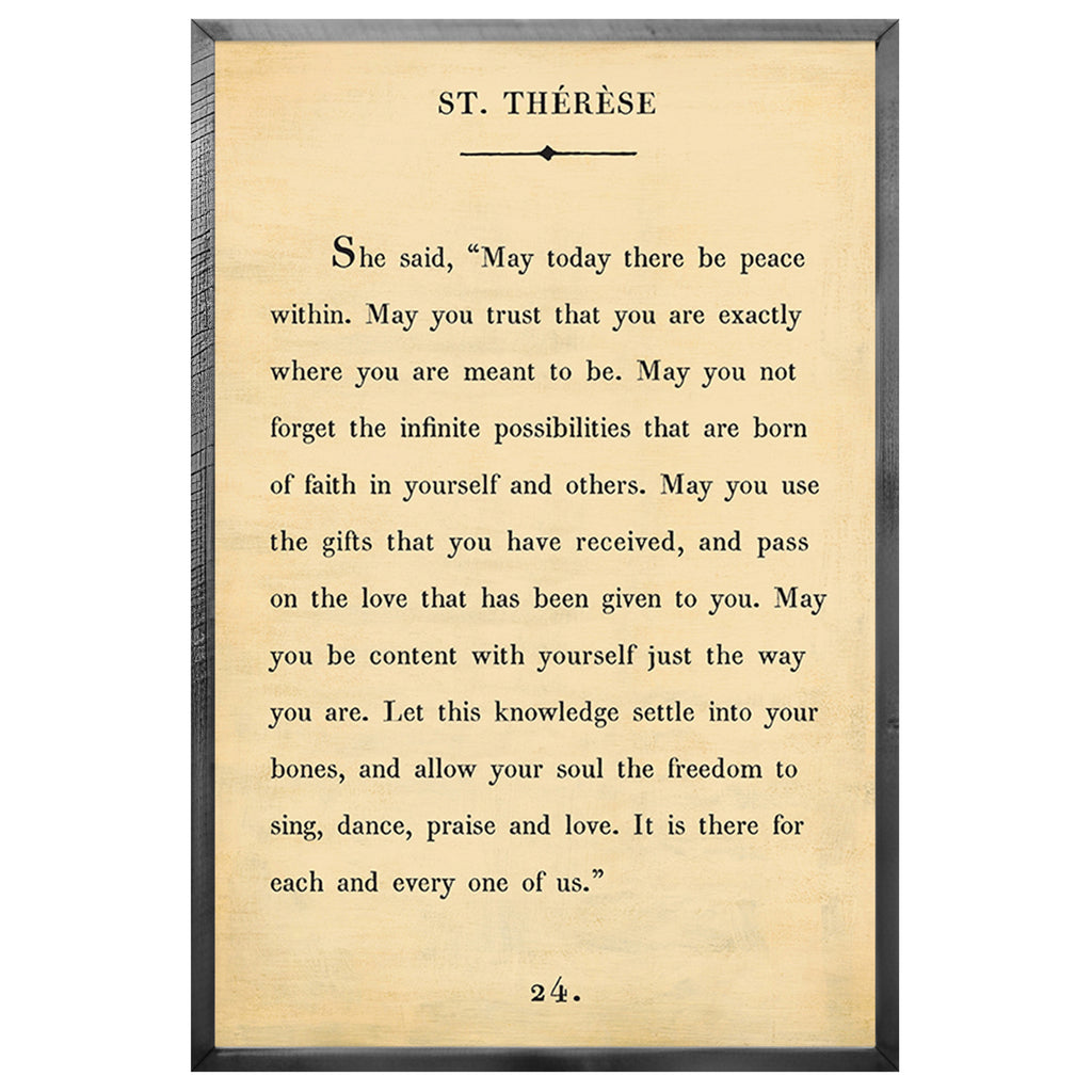 St Therese - Book Collection