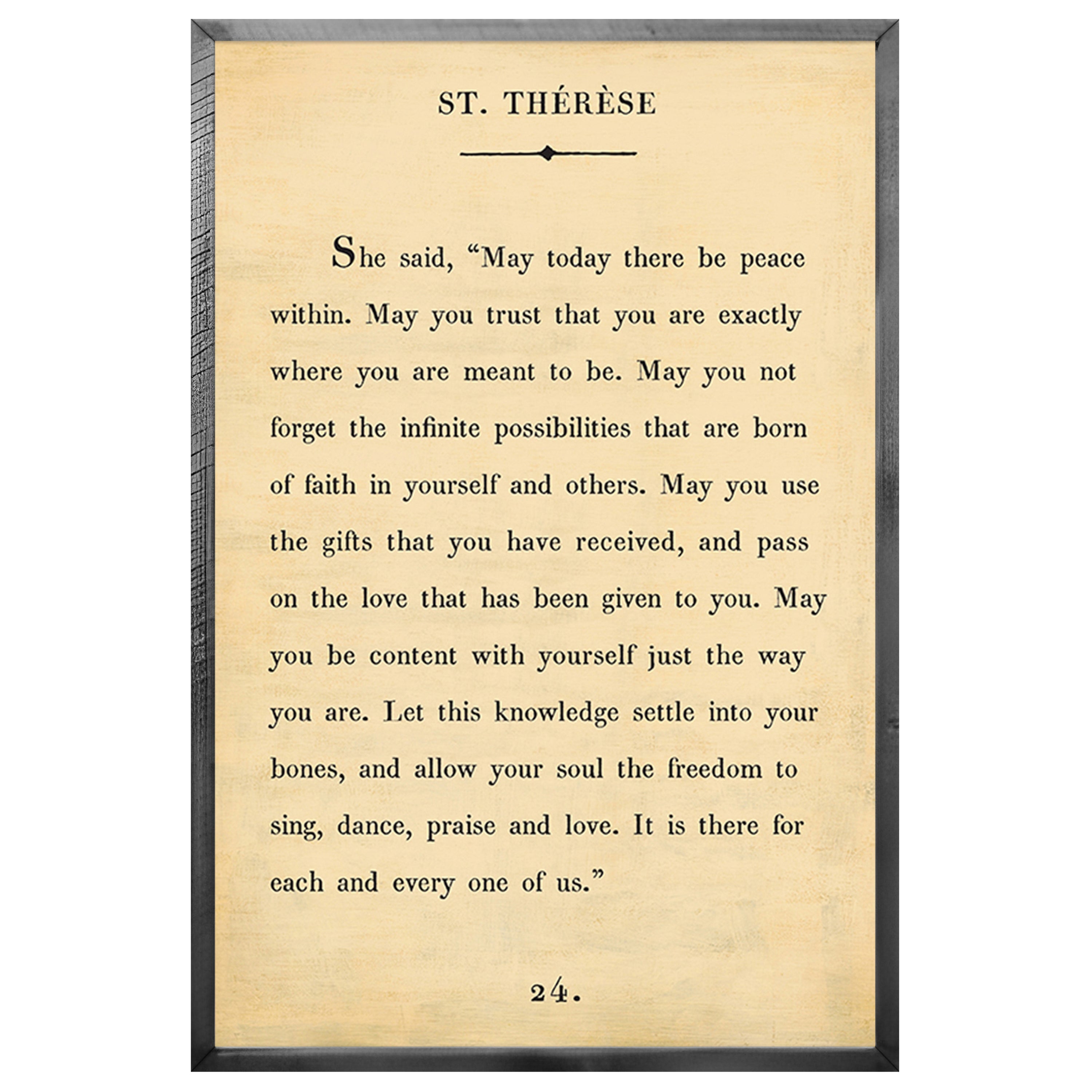 St Therese - Book Collection
