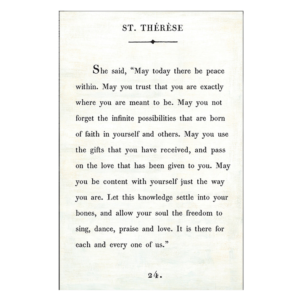 St Therese - Book Collection