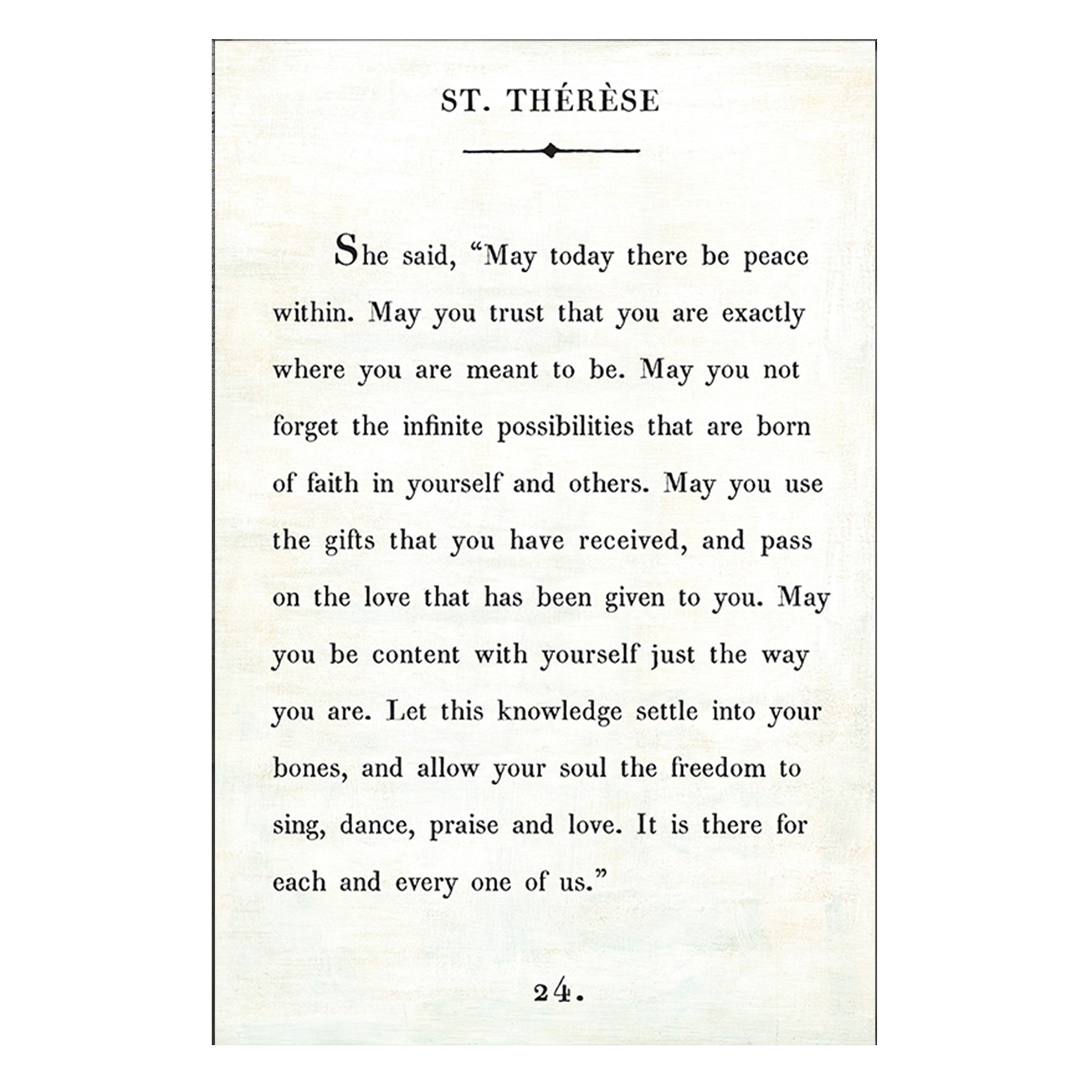 St Therese - Book Collection